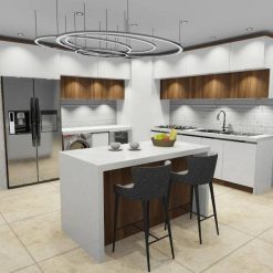 کابینت ام دی اف آشپزخانه لاکچری کد 7583