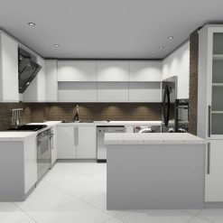 کابینت ام دی اف آشپزخانه لاکچری کد 7608