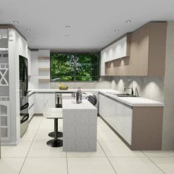 کابینت ام دی اف آشپزخانه لاکچری کد 7586