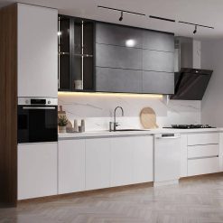 کابینت ام دی اف آشپزخانه لاکچری کد 7582 5 cabinet fanoosdesign.ir 2049 | فانوس دیزاین تولید کننده انواع درب اتاق ، ضد سرقت، درب ورودی و ضد آل