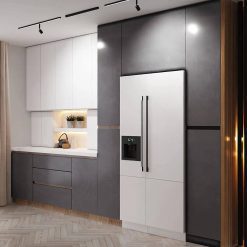 کابینت ام دی اف آشپزخانه لاکچری کد 7582 4 cabinet fanoosdesign.ir 2050 | فانوس دیزاین تولید کننده انواع درب اتاق ، ضد سرقت، درب ورودی و ضد آل