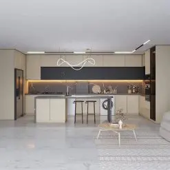 کابینت ام دی اف آشپزخانه کد 7424