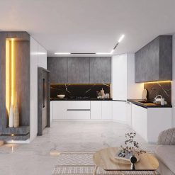 کابینت ام دی اف آشپزخانه کد 7402