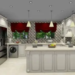 کابینت ام دی اف آشپزخانه لاکچری کد 7594