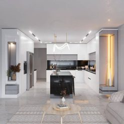 کابینت ام دی اف آشپزخانه زیبا کد 7279