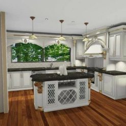 کابینت ام دی اف آشپزخانه لاکچری کد 7627