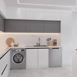 کابینت MDF قهوه ای و کرم کد 7194