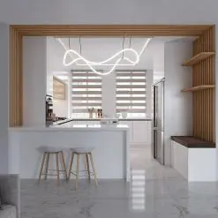 کابینت MDF رنگ عالی کد 7185 15 قیمت کابینت MDF مجلل و شیک کد 7216