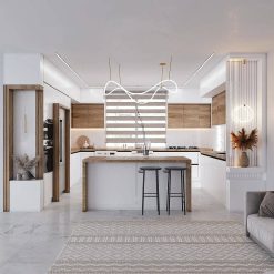 کابینت ام دی اف برای آشپزخانه کوچک کد 7098