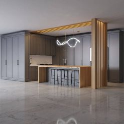 کابینت MDF با رنگ جذاب کد 7177