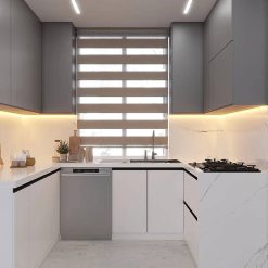 کابینت MDF حیرت کننده آشپزخانه کد 7168