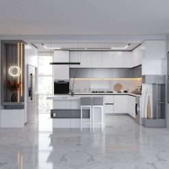 کابینت سفید و کرم کد 7097