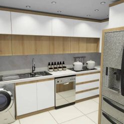 کابینت ام دی اف سفید و کرم کد 7094 6 cabinet fanoosdesign.ir 6848 | فانوس دیزاین تولید کننده انواع درب اتاق ، ضد سرقت، درب ورودی و ضد آل