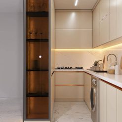 کابینت ام دی اف قهوه ای روشن کد 7044