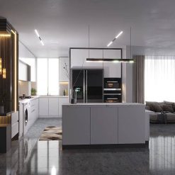 کابینت آشپزخانه نئوکلاسیک مدل اسکاتلند کد 70021