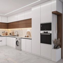 کابینت قهوه ای و کرم کد 7024 6 cabinet fanoosdesign.ir 7171 | فانوس دیزاین تولید کننده انواع درب اتاق ، ضد سرقت، درب ورودی و ضد آل