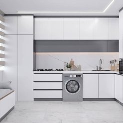 کابینت نئوکلاسیک خاکستری هلند کد 70012