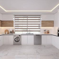 کابینت آشپزخانه مدرن هایگلاس کد 70006