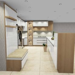 کابینت ام دی اف آشپزخانه لاکچری کد 7658