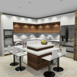 کابینت ام دی اف آشپزخانه لاکچری کد 7638