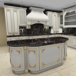 کابینت ام دی اف آشپزخانه لاکچری کد 7646