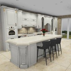 کابینت ام دی اف آشپزخانه لاکچری کد 7648 8 کابینت ام دی اف آشپزخانه لاکچری کد 7649