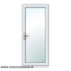 درب یو پی وی سی سرویس بهداشتی کد 20001