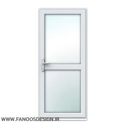 در توالت شیشه خور upvc کد 20014