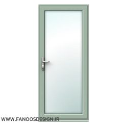 در حمام شیشه خور upvc کد 20013