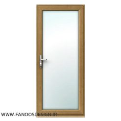 در upvc حمام ضد آب تمام پنل شیشه خور کد 20009