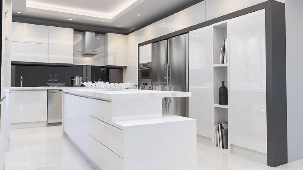 تلفیق طراحی کلاسیک آشپزخانه با طراحی مدرن 1 دکوراسیون کلاسیک