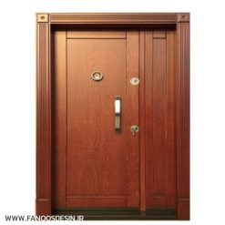 درب ضدسرقت یک و نیم لنگه دو قاب کف تراش کد 21453