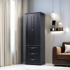 کمد لباس با 3 کشو کد 9021