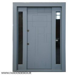 درب ضد سرقت طوسی برای ویلا کد 6067