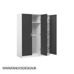 کمد لباس 2 درب لولایی سایز 217*109*63 کد 8727