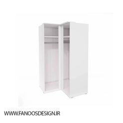 کمد لباس 2 درب لولایی سایز 217*109*63 کد 8727