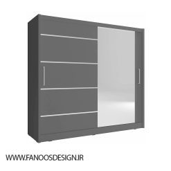 کمد لباس 2 درب کشویی سایز 200*180*60 کد 8905