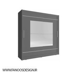 کمد لباس 2 درب کشویی سایز 214*200*62 کد 8906