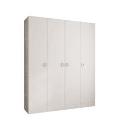 کمد لباس 4 درب لولایی سایز 246*170*50 کد 8756