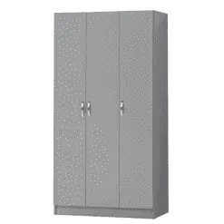 کمد لباس 3 درب نوک مدادی سایز 180*90*45 کد 8821