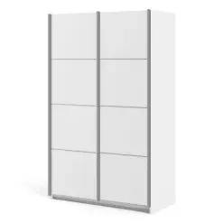 کمد لباس 2 درب سفید سایز 200*122*59 کد 8851