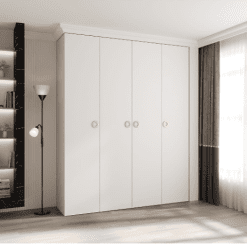 کمد لباس 4 درب لولایی سایز 246*170*50 کد 8756