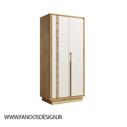 کمد لباس درب لولایی 2 درب سایز 194*89*54 کد 1196