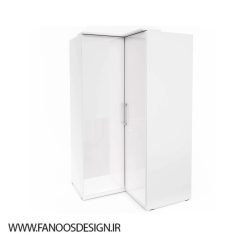 کمد لباس 2 درب لولایی سایز 217*109*63 کد 8727