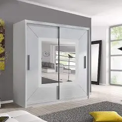 کمد لباس شیک درب کشویی سایز 150*216*62 کد 9047