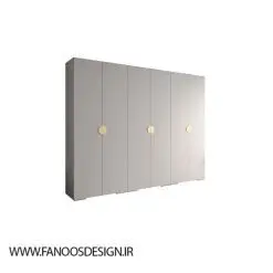 کمد لباس 6 درب نوک مدادی سایز 300*237*47 کد 8839