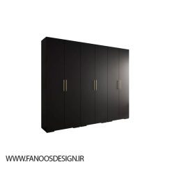 کمد لباس 6 درب لولایی سایز 300*237*47 کد 8739