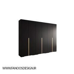 کمد لباس 6 درب لولایی سایز 237*300*47 کد 8746