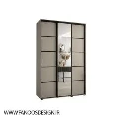 کمد لباس 3 درب وسط آینه دار کد 8866