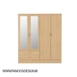 کمد لباس 3 درب و دو کشو سایز 184*105*52 کد 8998